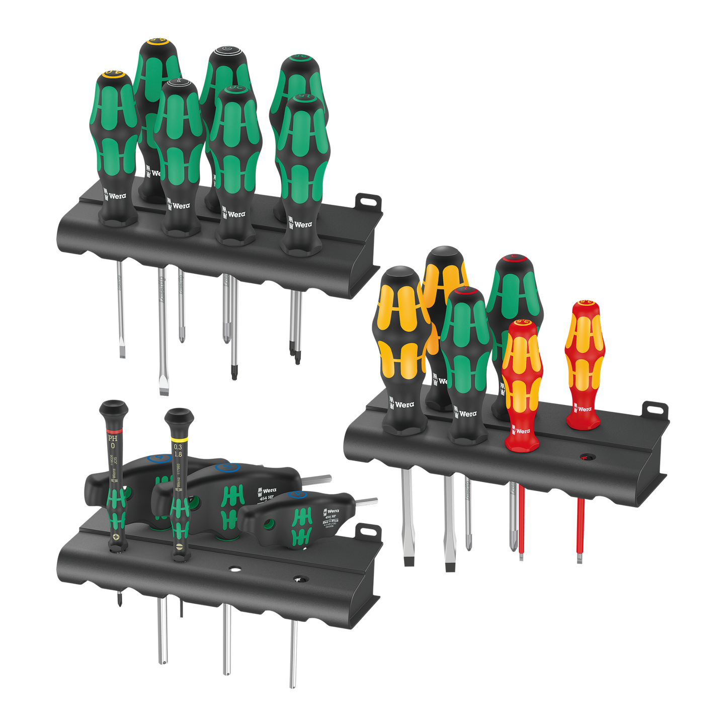 Wera Tool Rebel Schraubendreher Set mit Racks Wandhalterung