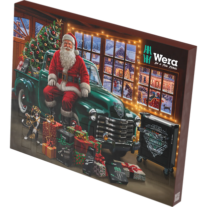 Wera Adventskalender 2026 mit Weihnachtsmotiv und 24 Türchen