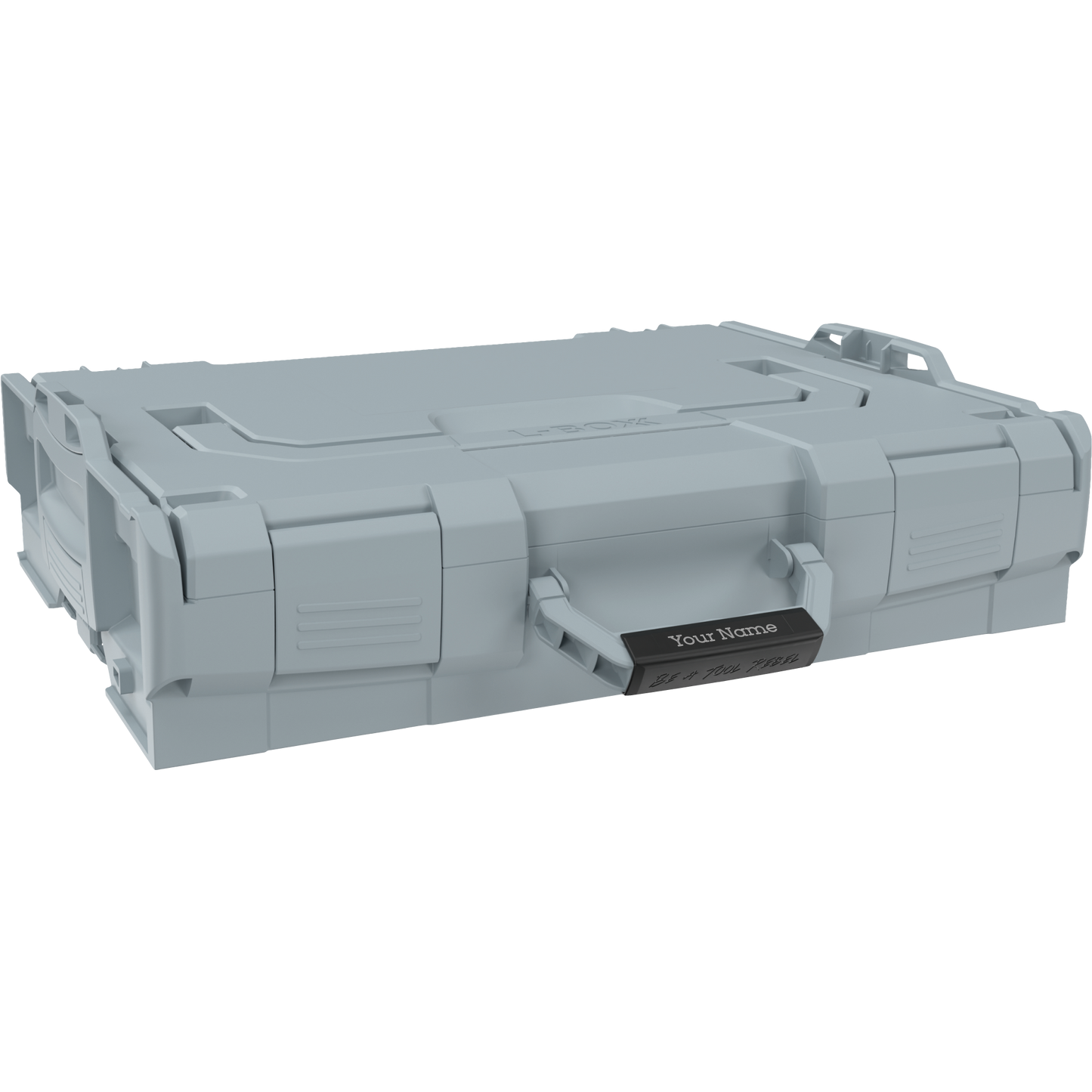 Gravur Schild Griff L-Boxx