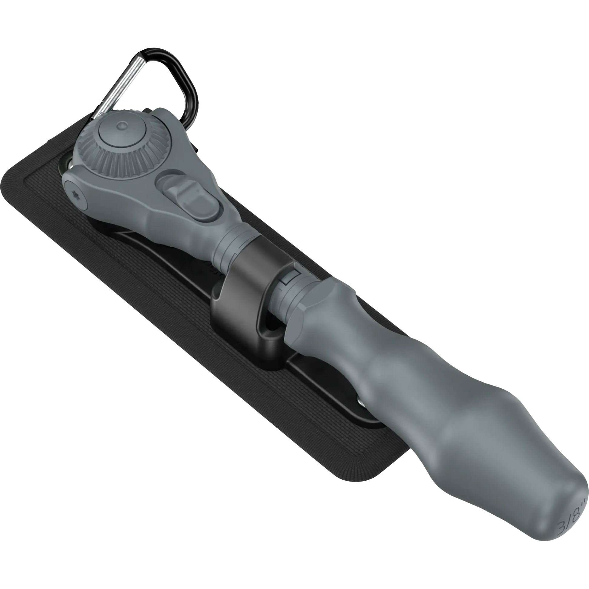 Wera Tool Rebel Shop Halterung Belt Zyklop Speed Knarre 3/8 Zoll mit ausgegrauten Zyklop Speed im Belt