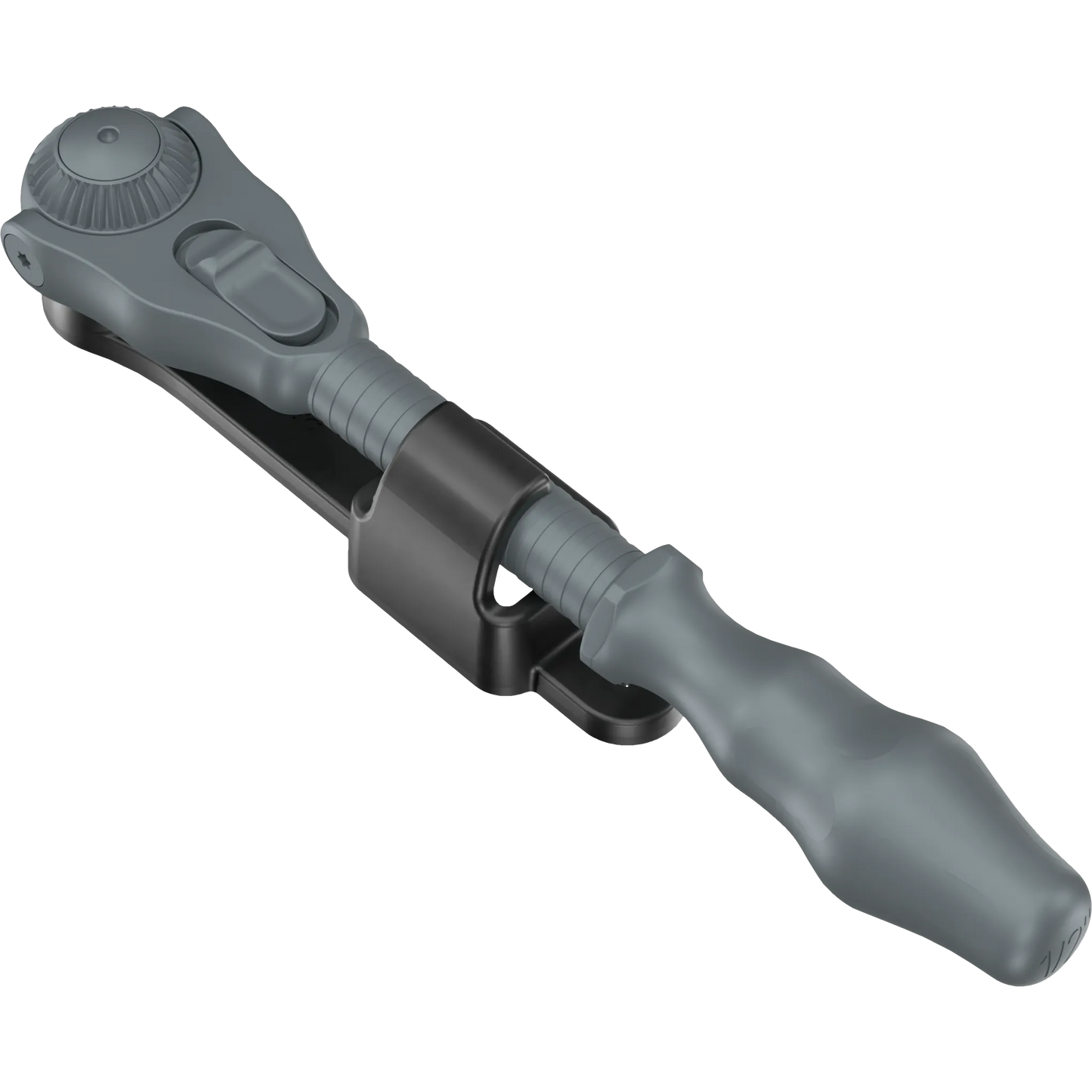 Wera Tool Rebel Halterung Zyklop Speed Knarre 1/2 Zoll Halterung mit ausgegrautem Zyklop Speed in der Halterung