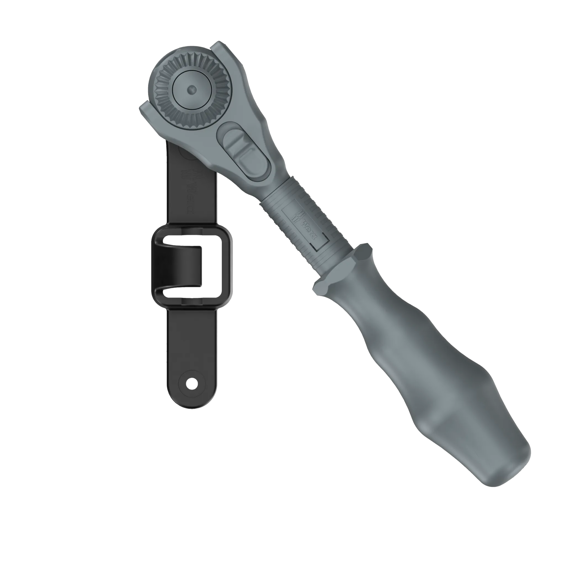 Wera Tool Rebel Zyklop Speed Knarre 1/4 Zoll Halterung mit ausgegrautem Zyklop Speed außerhalb der Halterung