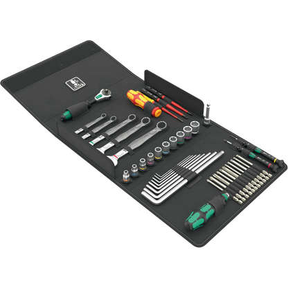 Wera Tool Rebel Haushalt Set 1 Werkzeug mit aufgeklappter Tasche