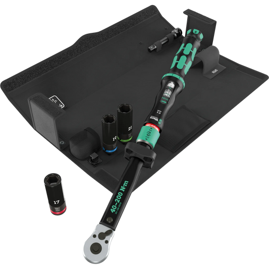 Wera Tool Rebel Shop KF Reifenwechsel Set Drehmomentschlüssel mit Lock Funktion Produktbild