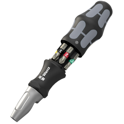 Wera Tool Rebel Shop Kompaktschrauber Flaschenöffner Bit Magazin Geöffnet