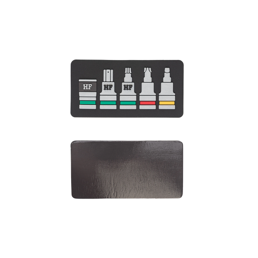 Wera Nüsse Magnet Vorder und Rückseite