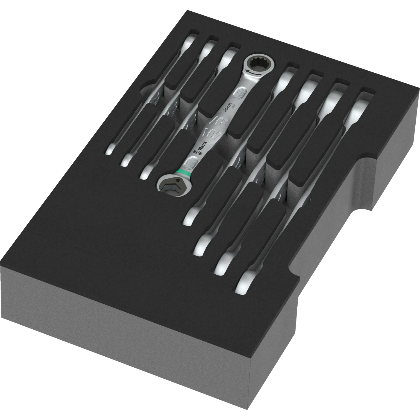 Ringratschen-Maulschlüssel Joker 6000 Set in Einlage