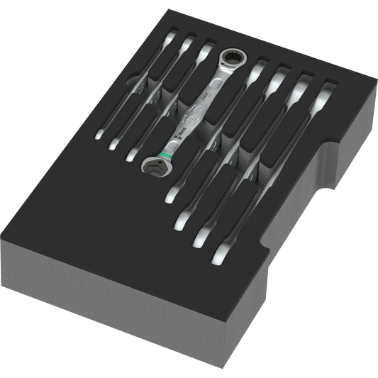 Ringratschen-Maulschlüssel Joker 6000 Set in Einlage