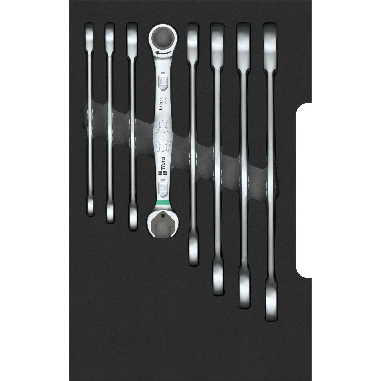 Ringratschen-Maulschlüssel Joker 6000 Set in Einlage