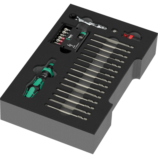 Schraubendreher Wechselklingen Set in Einlage