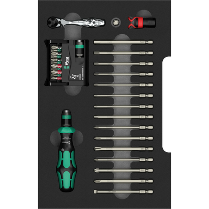 Schraubendreher Wechselklingen Set in Einlage