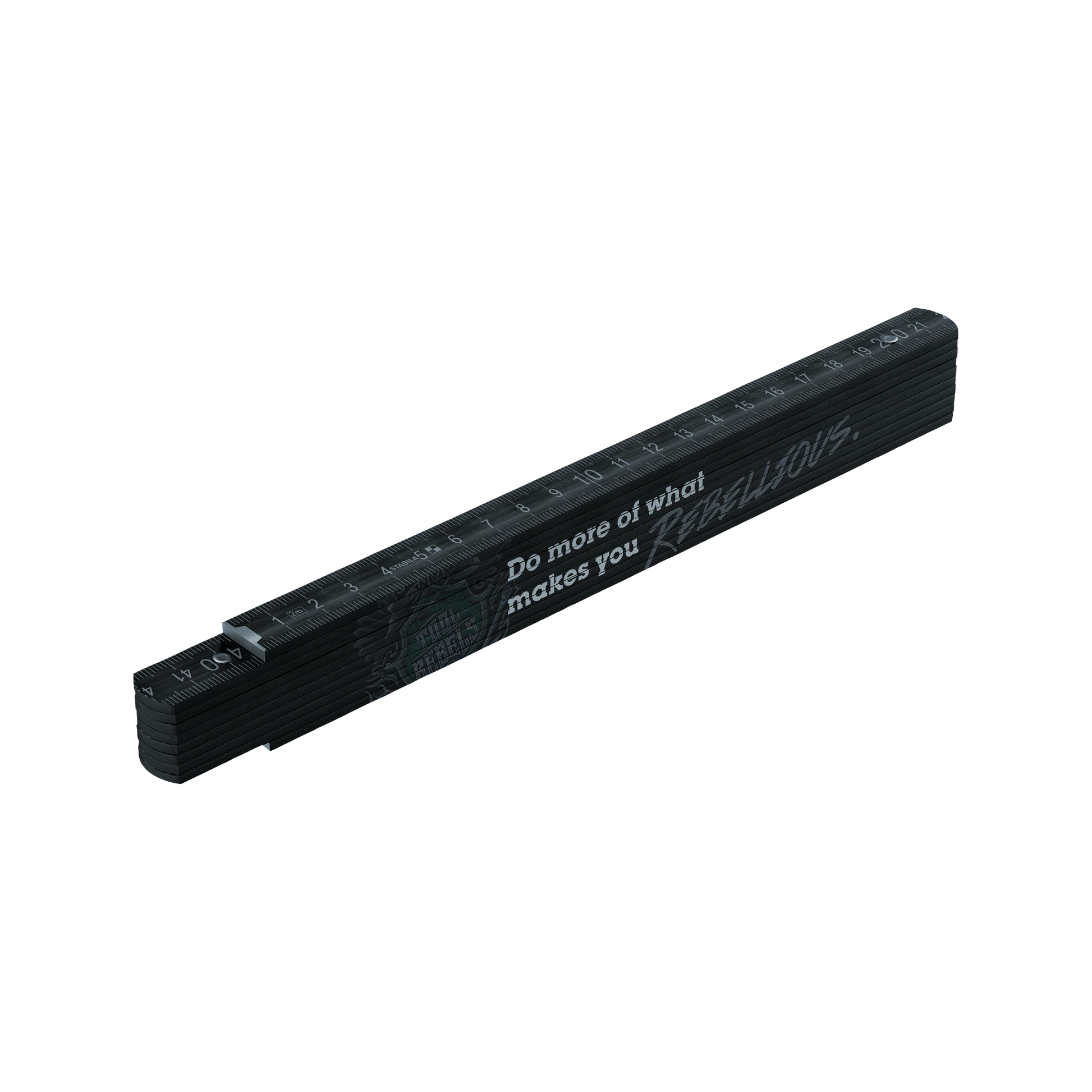 Wera Tool Rebel Shop Zollstock in Tool Rebel Optik mit Schriftzug Do more of what makes you rebellious