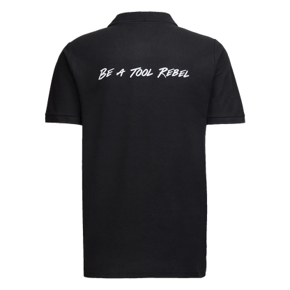 Original Wera Merchandise Polo Shirt mit Be A Tool Rebel Schriftzug auf dem Rücken