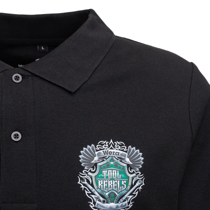 Original Wera Merchandise Polo Shirt mit Tool Rebel Logo auf der Brust und hochwertigem Stoff und Kragen