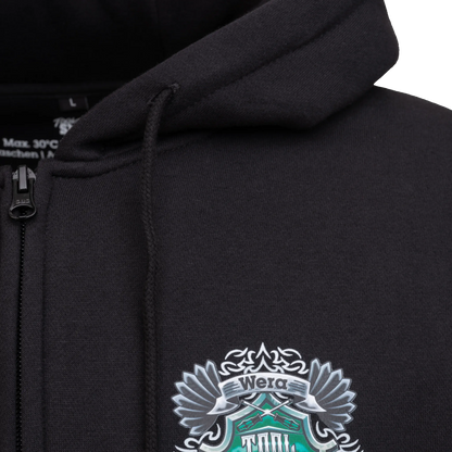 Wera Tool Rebel Merchandise Zipper "Be a Tool Rebel" Detail
