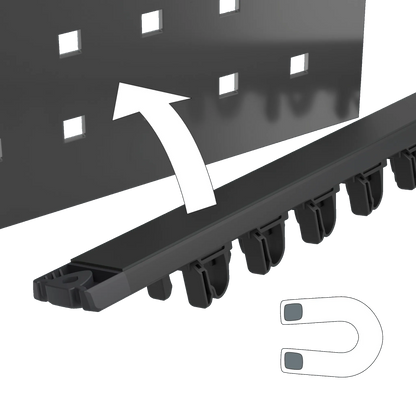 Produktbild Wandhalterung Anbringen der Leiste an die Wand