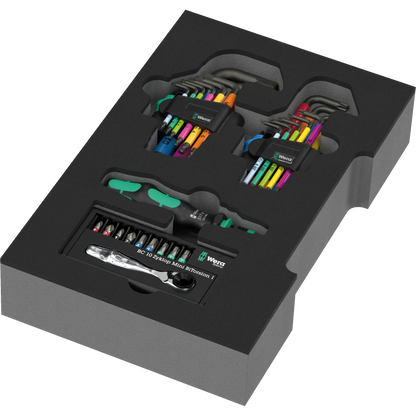 Winkelschlüssel und Handhalter Set in Einlage