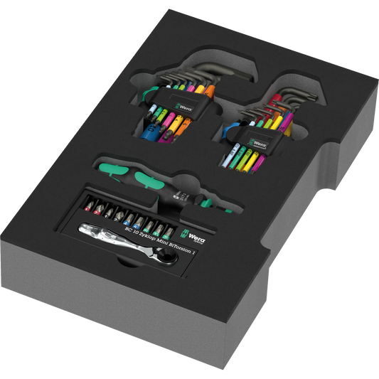 Winkelschlüssel und Handhalter Set in Einlage