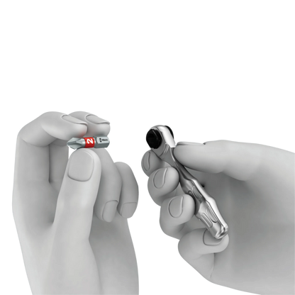 Wera Tool Rebel Shop Zyklop Mini 1 Bit Knarre Anwenderbild Bit Einsetzen