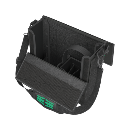 Wera Tool Rebel Werkzeug Container aufgeklappt mit Innenansicht