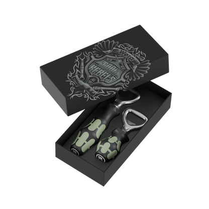 Wera Tool Rebel Flaschenöffner Set mit Stubby und Geschenkverpackung