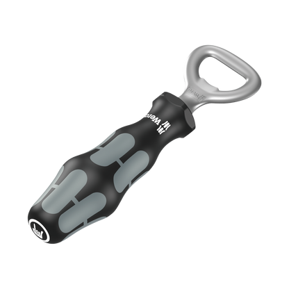 Wera Flaschenöffner Tool Rebel Edition Grau mit Hörnergeste