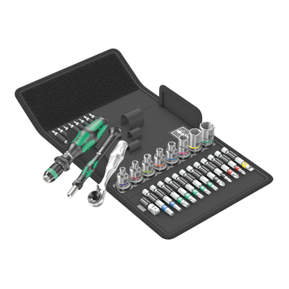 Wera Tool Rebel Haushalt Set 2 Werkzeug mit aufgeklappter Tasche